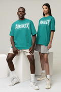 Anxiety Oversized T-Shirt - XS / Dark Cyan - Oversized 